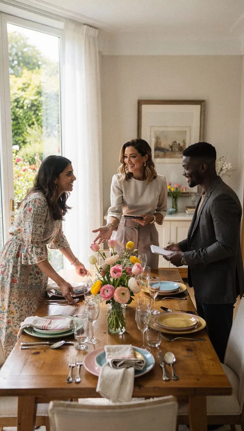 Elegant home interior showcasing effective lighting design.