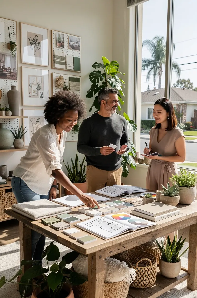 Professional team collaboration